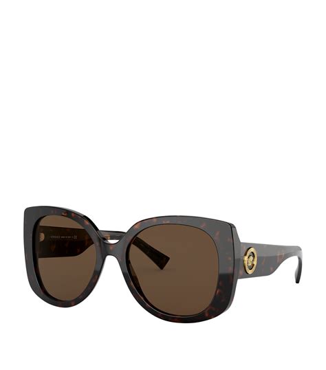 Versace Medusa Rectangular Sunglasses 